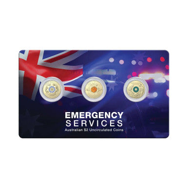 $2 Emergency Services Uncirculated 3-Coin Pack
