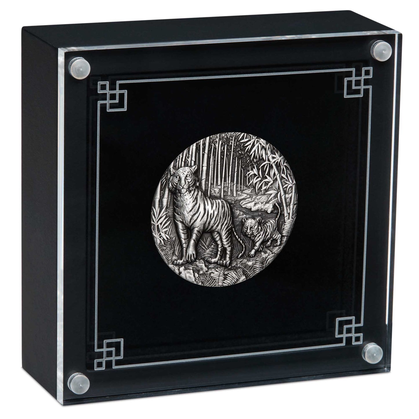 2022 $2 Lunar Year of The Tiger 2oz Silver Antiqued Coin