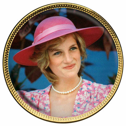 Diana Princess of Wales Enamel Penny 9 Coin Collection
