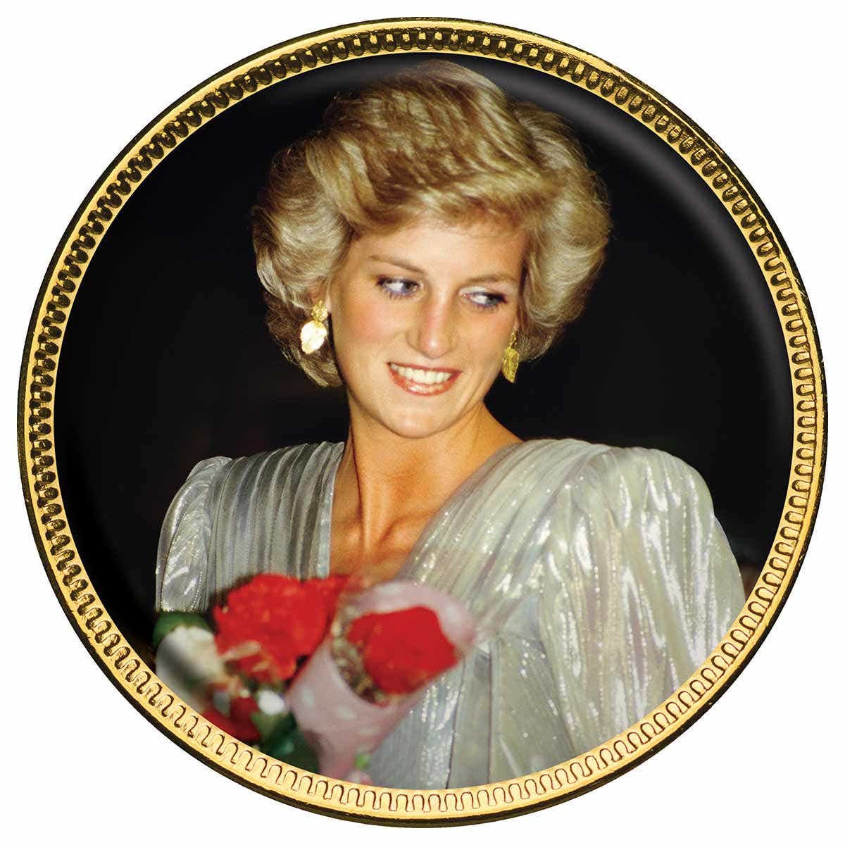 Diana Princess of Wales Enamel Penny 9 Coin Collection