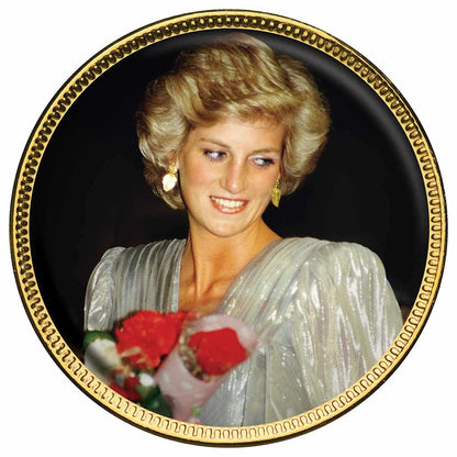 Diana Princess of Wales Enamel Penny 9 Coin Collection