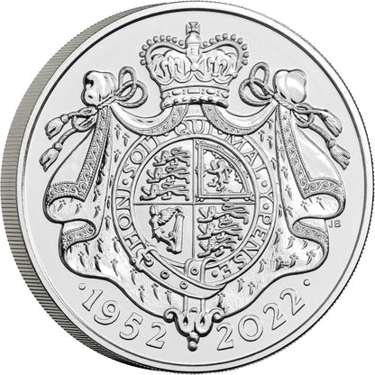 UK 2022 £5 The Platinum Jubilee of Her Majesty The Queen Uncirculated Coin