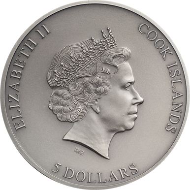 Cook Islands 2020 $5 Trapped Still Trapped 1oz Silver High Relief Antiqued Coin