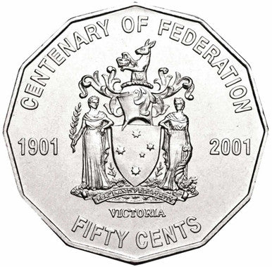 2001 Centenary of Federation Victoria 3 Coin State Uncirculated Set