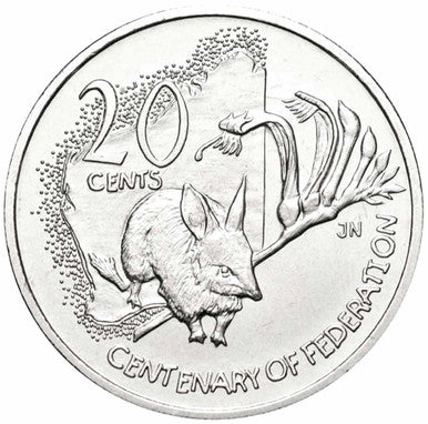 2001 Centenary of Federation Western Australia 3 Coin State Uncirculated Set