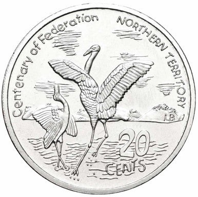 2001 Centenary of Federation Northern Territory 3 Coin Territory Uncirculated Set