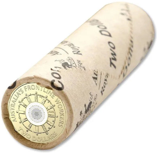 2022 $2 Frontline Workers Coloured Uncirculated Mint Roll