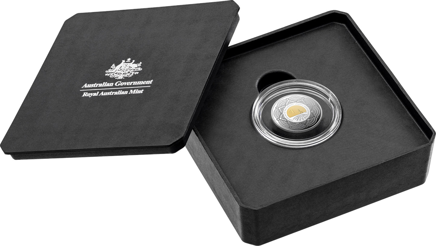 2022 $1 Centenary of The Country Women's Association Selectively Gold Plated 1/2oz Silver Proof Coin