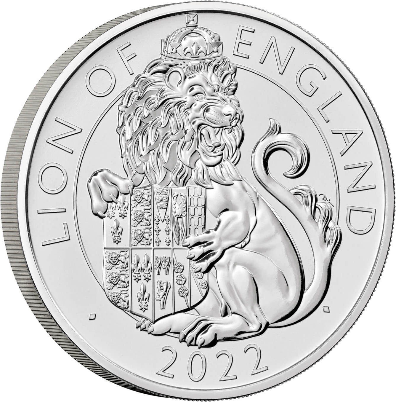 UK 2022 £5 The Royal Tudor Beasts The Lion of England Uncirculated Coin