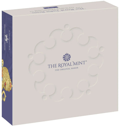 UK 2022 £2 The Royal Tudor Beasts The Lion of England 1oz Silver Proof Coin