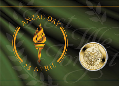 2022 $1 Lest We Forget ANZAC Day Uncirculated Coin