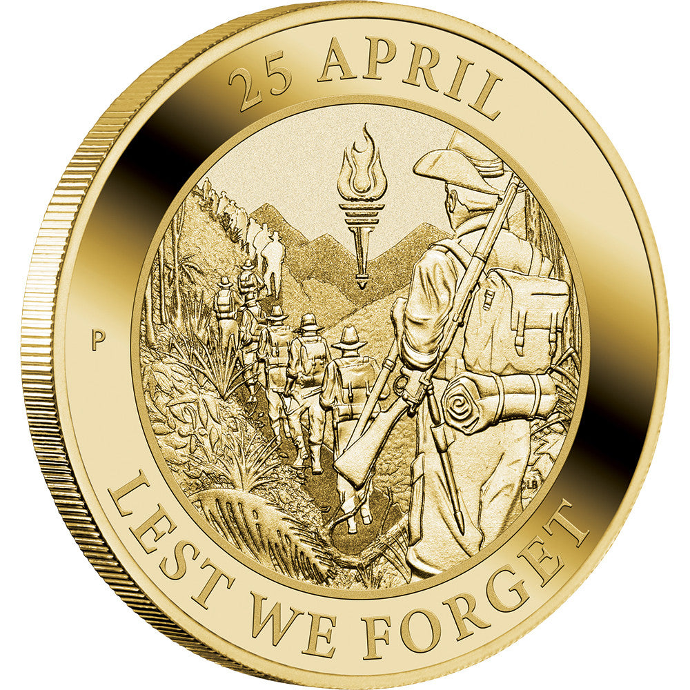2022 $1 Lest We Forget ANZAC Day Uncirculated Coin