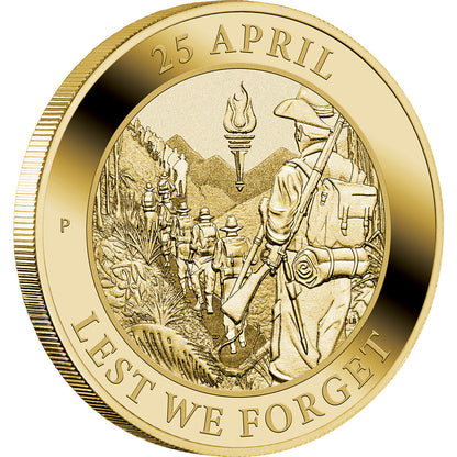 2022 $1 Lest We Forget ANZAC Day Uncirculated Coin