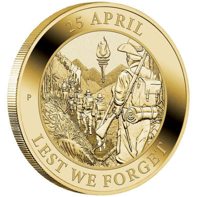 2022 $1 Lest We Forget ANZAC Day AlBronze Uncirculated Coin