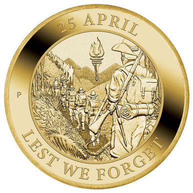 2022 $1 Lest We Forget ANZAC Day AlBronze Uncirculated Coin