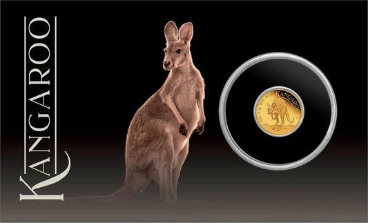 2022 $2 Australian Kangaroo Miniature 0.5g Gold Proof Coin