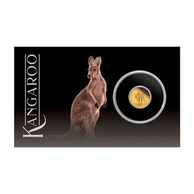 2022 $2 Australian Kangaroo Miniature 0.5g Gold Coin