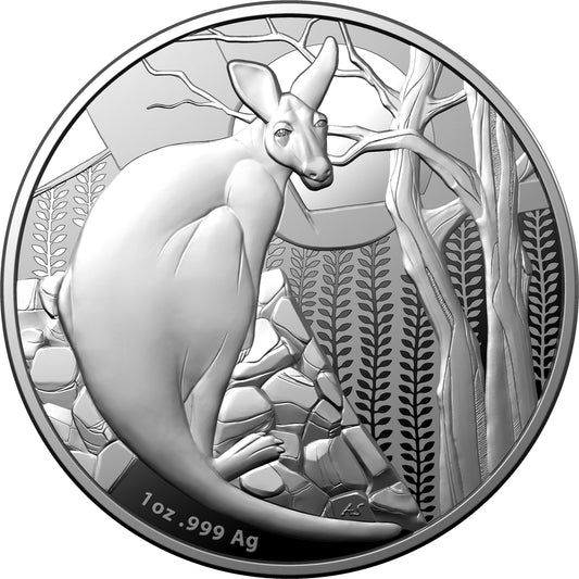 2022 $1 Kangaroo Impressions of Australia 1oz Silver Proof Coin