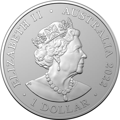 2022 $1 Kangaroo Impressions of Australia 1oz Silver Uncirculated Coin