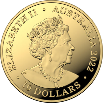 2022 $10 Kangaroo Impressions of Australia 1/10oz Gold Proof Coin