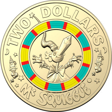 2019 Mr Squiggle & Friends Celebrating The 60th Anniversary Uncirculated 7 Coin Set