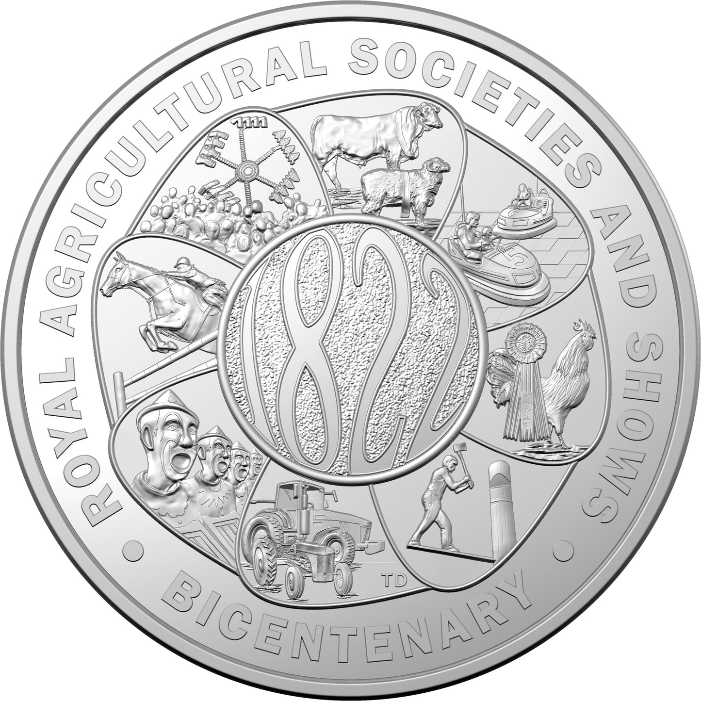 2022 $5 Bicentenary of Royal Agricultural Societies & Shows 1oz Silver Proof Coin