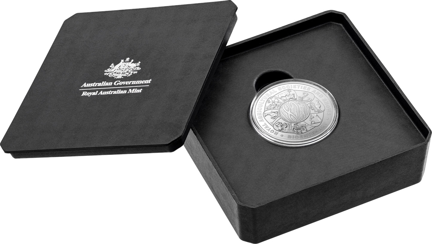 2022 $5 Bicentenary of Royal Agricultural Societies & Shows 1oz Silver Proof Coin
