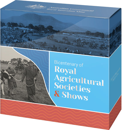 2022 $5 Bicentenary of Royal Agricultural Societies & Shows 1oz Silver Proof Coin