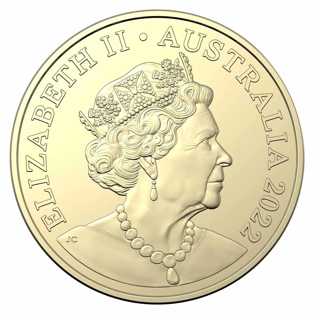 2022 $2 Australian Honey Bee Coloured Al-Bronze UNC Coin