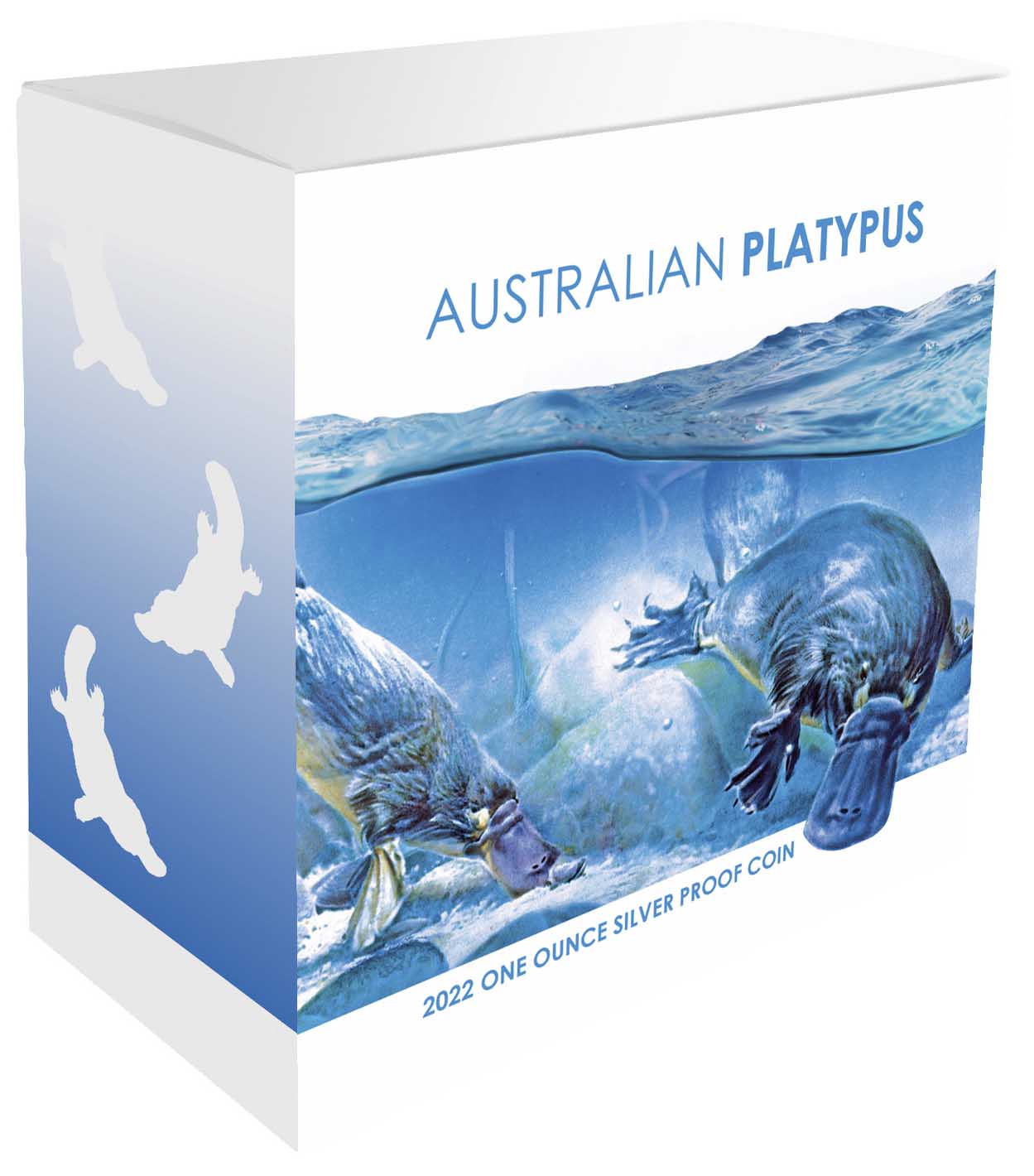 Niue 2022 $1 Australian Platypus 1oz Silver Coloured Proof Coin