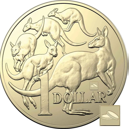 2022 $1 90 Years of Downies Collectables 'Coin Stack' Privy Mark Uncirculated Coin