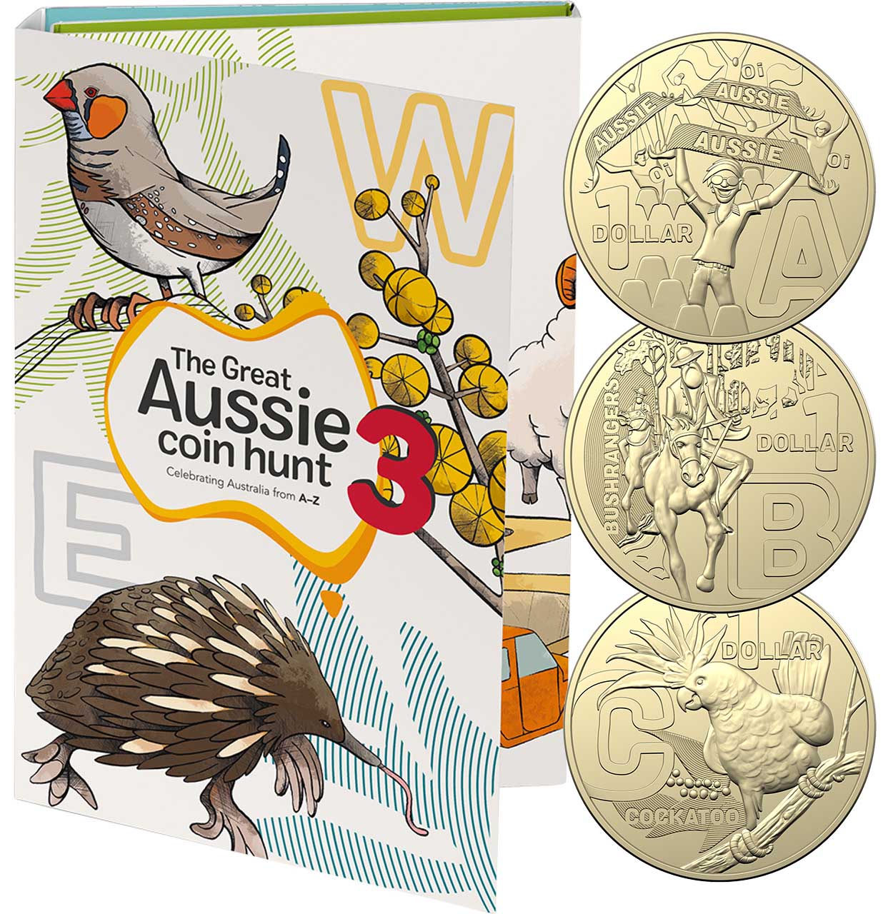 2022 $1 Great Aussie Coin Hunt 3 Uncirculated 26 Coin Set