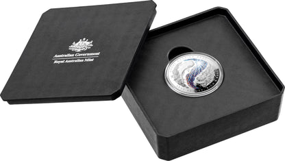 2022 $5 Beauty Rich & Rare Great Barrier Reef 1oz Silver Coloured Proof Domed Coin