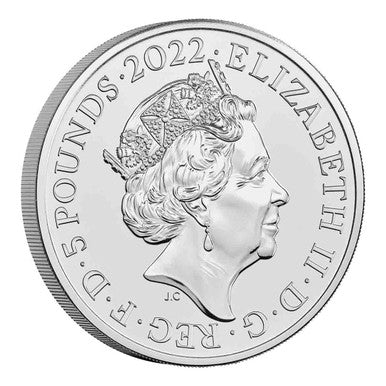 2022 The Queen's Reign Honours and Investitures UK £5 CuNi Brilliant Uncirculated Coin