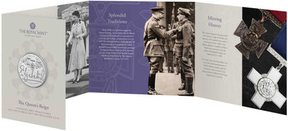 UK 2022 £5 The Queen's Reign Honours and Investitures Uncirculated Coin