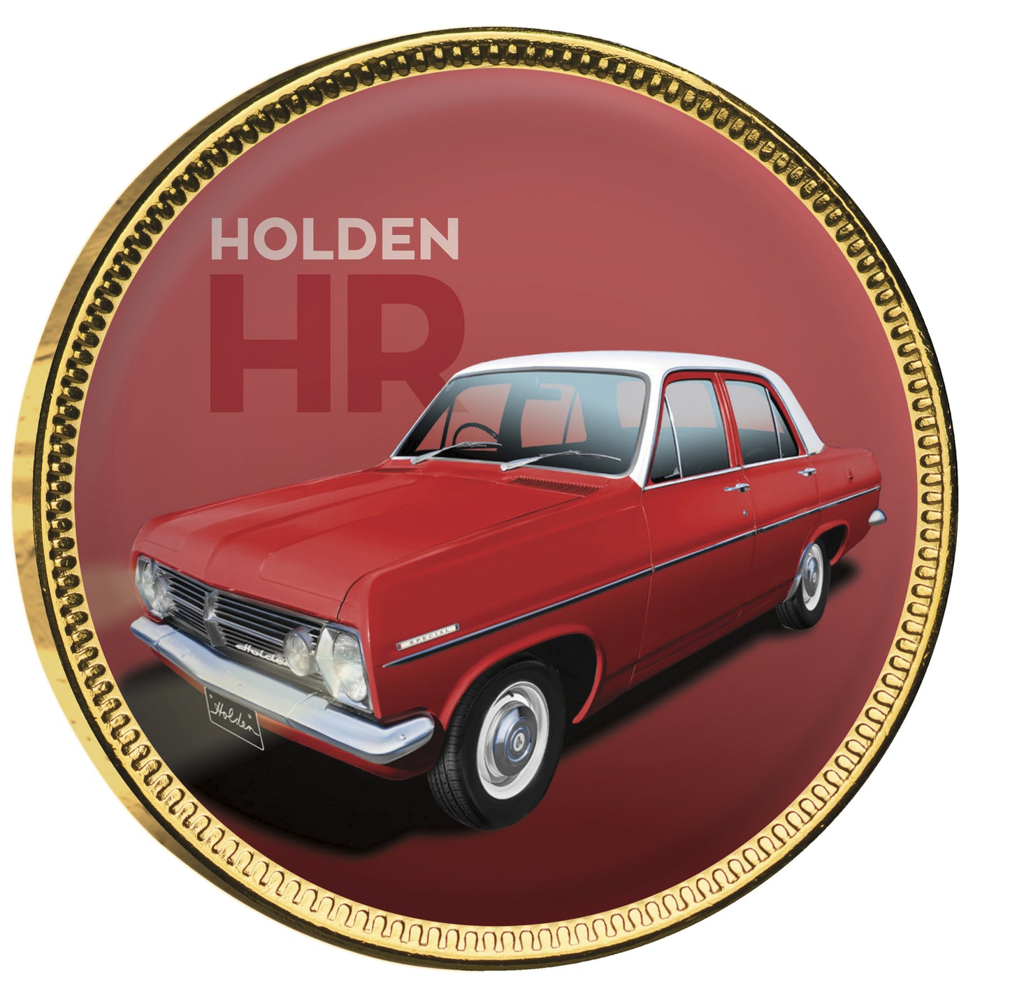 Holden Heritage V2 Gold Plated Enamel Penny 7 Coin Collection