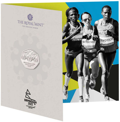 UK 2022 50p Birmingham Commonwealth Games Uncirculated Coin