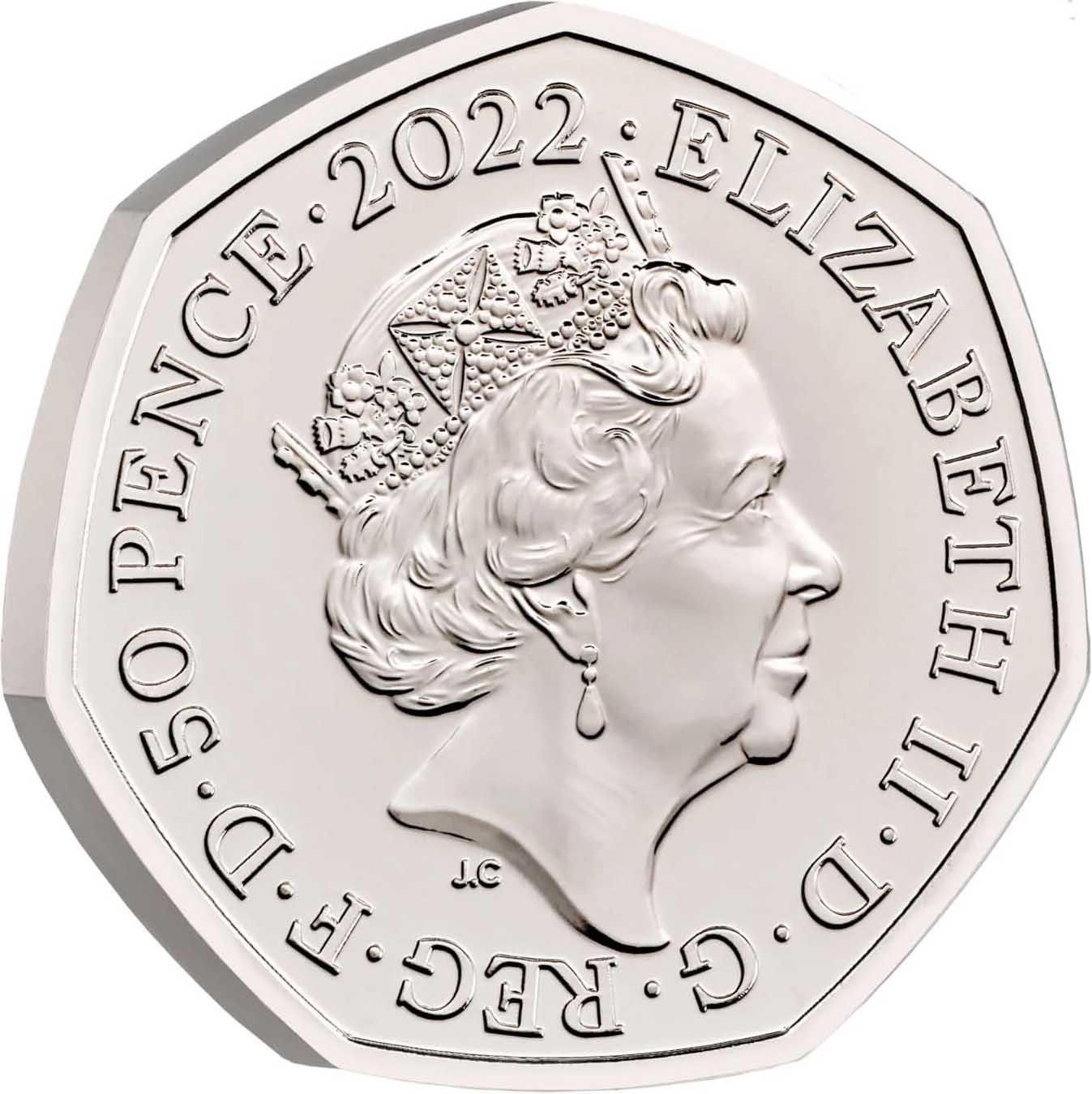 UK 2022 50p Birmingham Commonwealth Games Uncirculated Coin