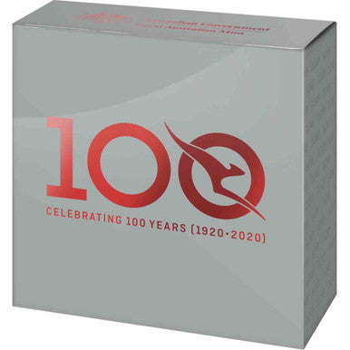 2020 $1 QANTAS Celebrating 100 Years 1/2oz Silver Proof Coin