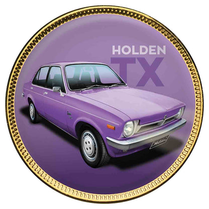 Holden Heritage V3 Gold Plated Enamel Penny 7 Coin Collection