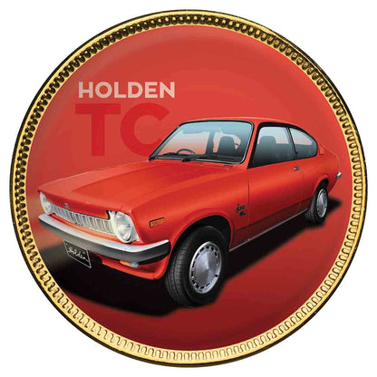 Holden Heritage V3 Gold Plated Enamel Penny 7 Coin Collection