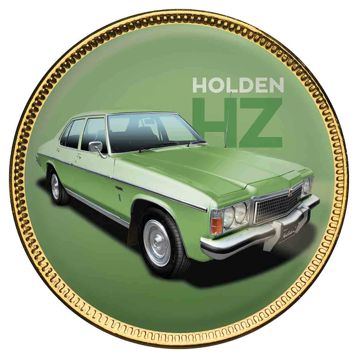Holden Heritage V3 Gold Plated Enamel Penny 7 Coin Collection