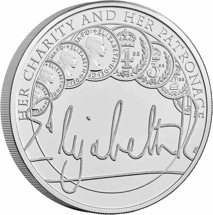 UK 2022 £5 The Queen's Reign Charity and Patronage Uncirculated Coin