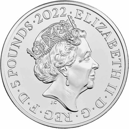 UK 2022 £5 The Queen's Reign Charity and Patronage Uncirculated Coin