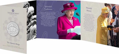 UK 2022 £5 The Queen's Reign Charity and Patronage Uncirculated Coin