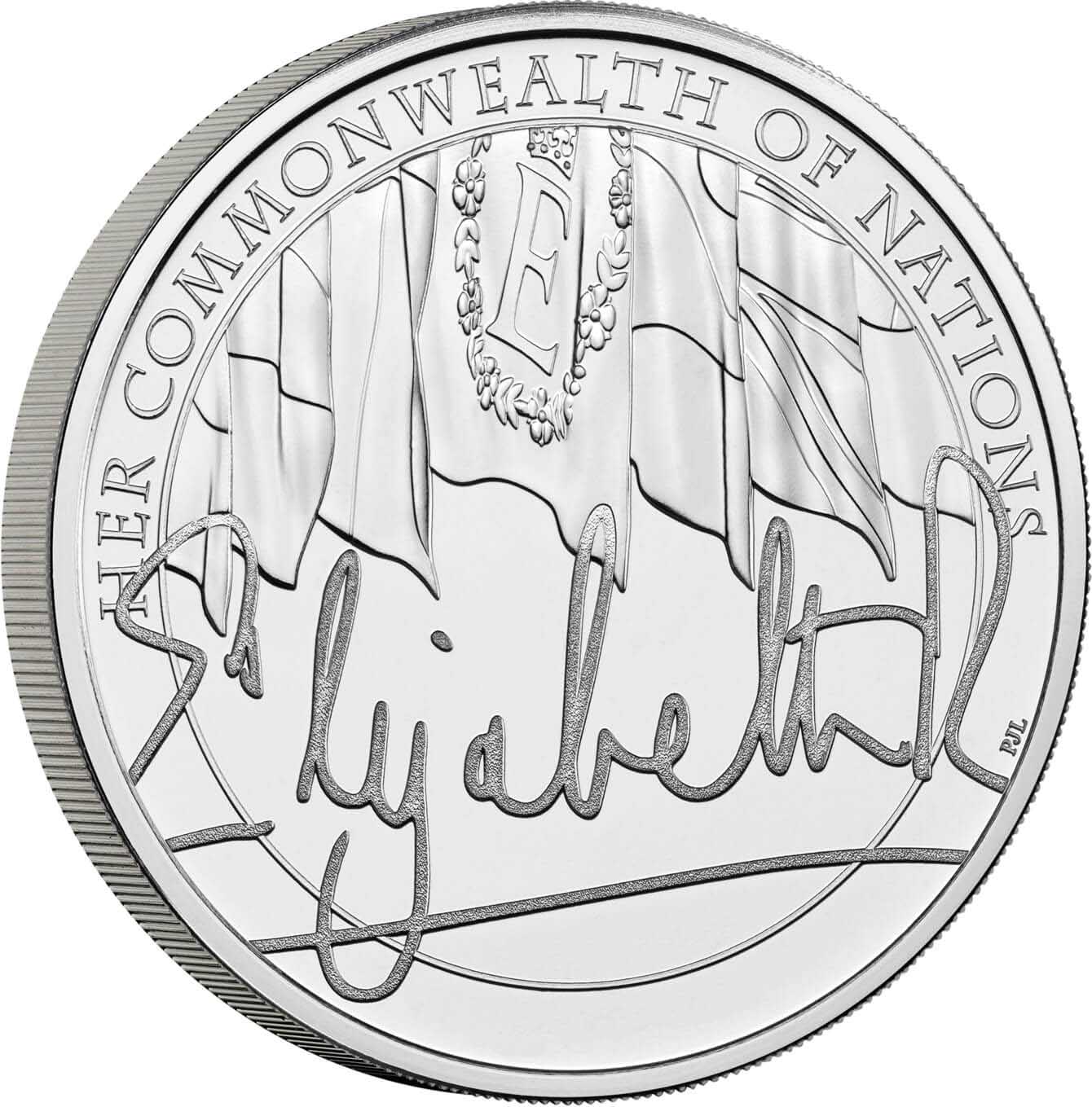 UK 2022 £5 The Queen's Reign The Commonwealth Uncirculated Coin