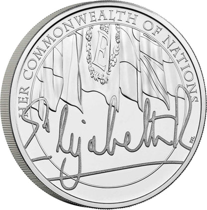 UK 2022 £5 The Queen's Reign The Commonwealth Uncirculated Coin