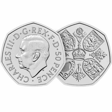 UK 2022 50p Her Majesty Queen Elizabeth II Uncirculated Coin