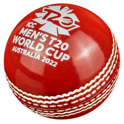 Barbados 2022 $5 T20 Cricket World Cup 1oz Silver Coloured Ball Shaped Coin