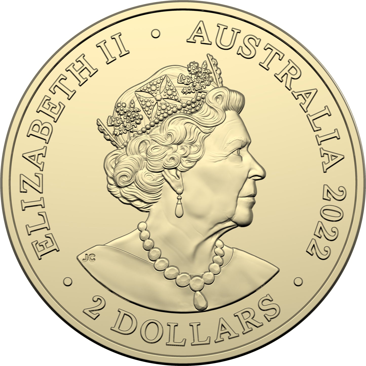 2022 $2 75th Anniversary of Peacekeeping 'C' Mintmark Coloured Uncirculated Coin